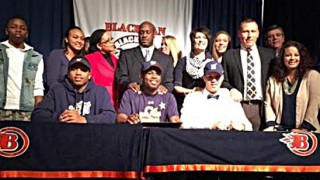 SIGNING DAY SPOTLIGHT: QUEN HARDY Quentin Hardy with Ronnie Killings and Charlie Davidson