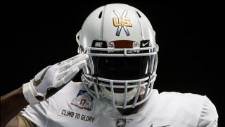 ARMY UNVEILS UNIFORMS FOR ARMY-NAVY GAME Army uniform for Army-Navy