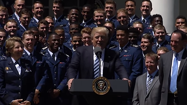 Air Force visits White House