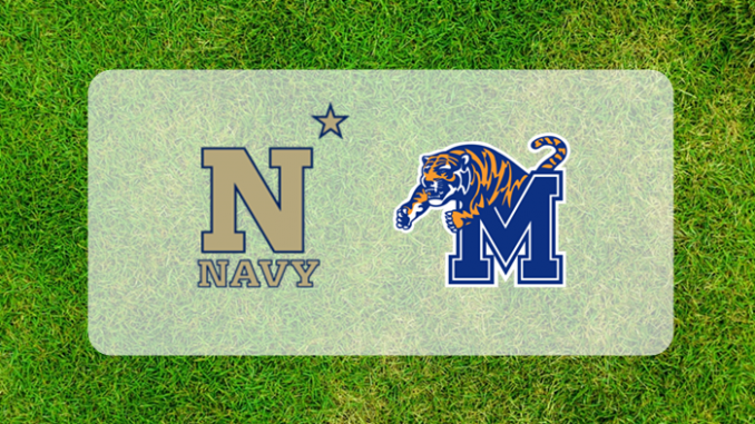 Navy and Memphis logos