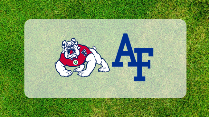 Fresno State and Air force logos