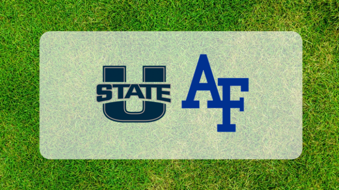 Utah State and Air Force logos