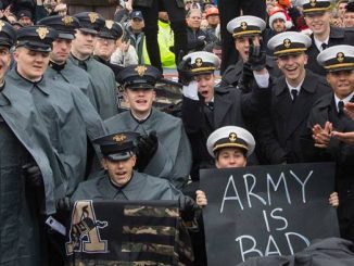 Army cadets and Navy midshipmen